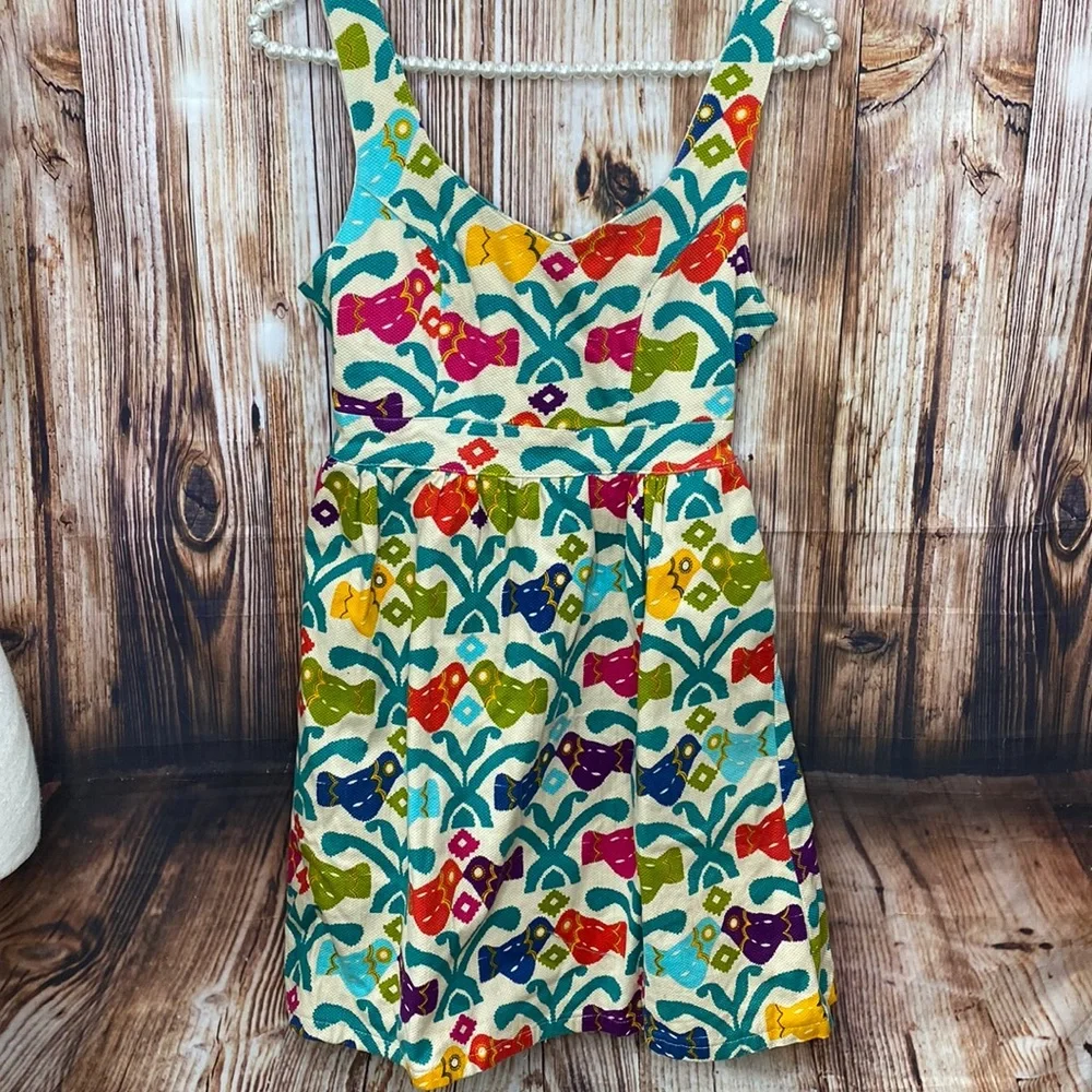 Judith March bird tie back dress - Picture 3 of 8